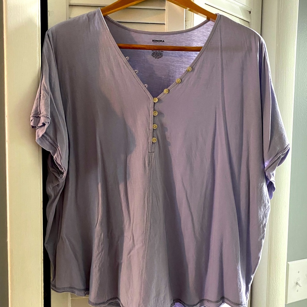 Henley Top, XXL